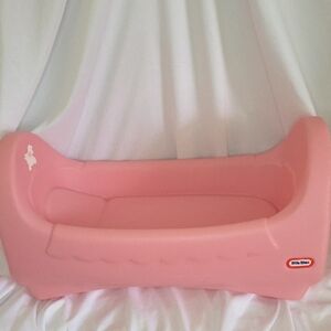 Little Tikes Baby Doll Crib Pink Vintage Early 90s 11 X 12 X 22 Inches
